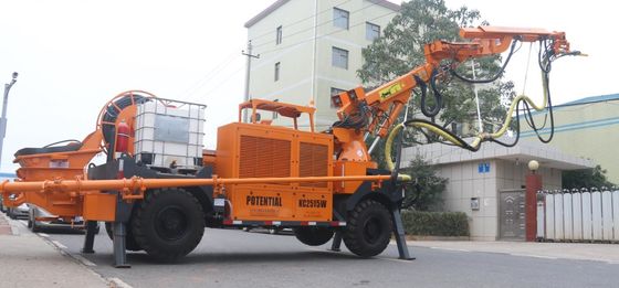 Машина 4kw Shotcrete силы мотора робототехническая для тоннеля раздела Midium работая